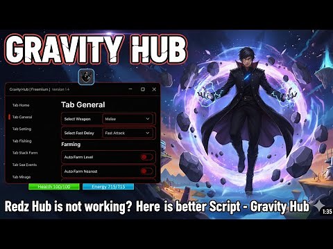 Gravity Hub Script Blox Fruit [NO-KEY] - Better than Redz Hub