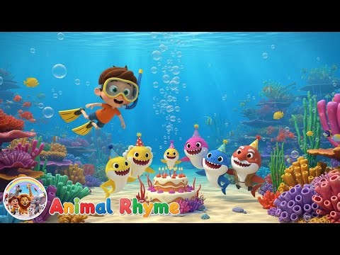 Happy Birthday Baby Shark 🦈🎂 | Fun Ocean Song for Kids