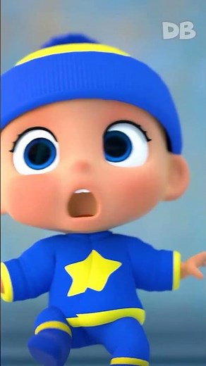 Evil Winter Robots | Baby DB Adventure 🤖❄️ | D Billions Kids Songs #shorts #db