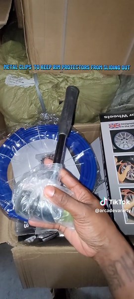 Rim Protectors with Metal Clips for Enhanced Stability