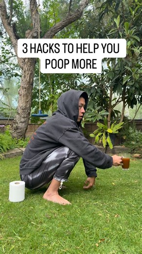 Alan Lin | Fiber Daddy on Instagram: "3 Hacks to Help You Poop More (Unhinged Version): 1. The Coffee + Squat + Cold Shock Combo 2. The Spicy Speedrun 3. The Hop and Hum #constipationrelief"