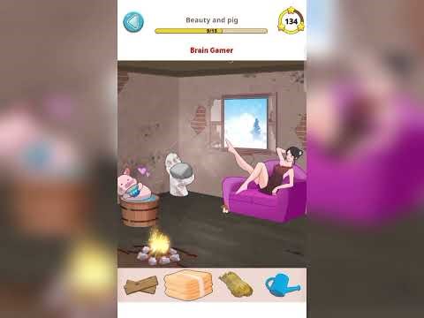 Brain Puzzle:Tricky Test level 32 gameplay walkthrough