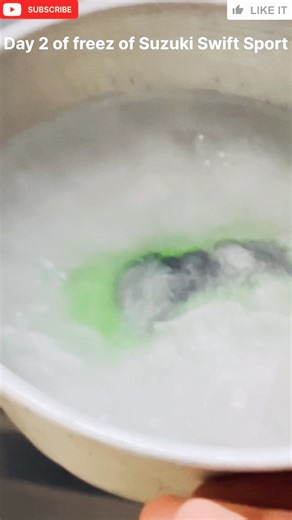 Day 2 of freez of Suzuki Swift Sport. This car is freezed from 1 day and today is the 2nd day.