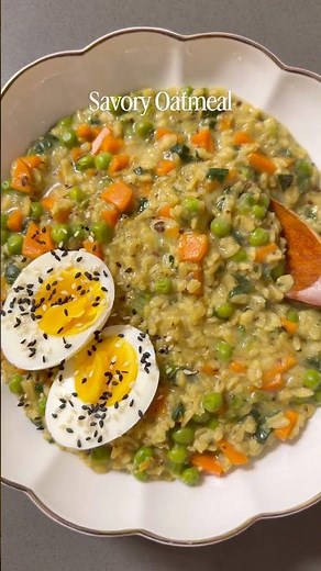 Savory oatmeal
