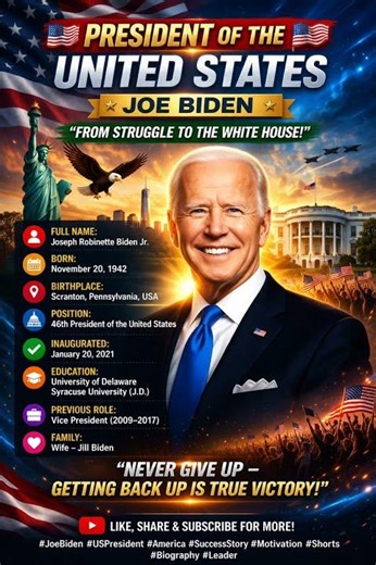 🇺🇸 President of the United States – Joe Biden