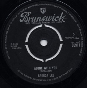 Brenda Lee - Alone With You