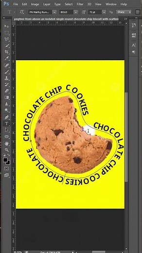 Type on objects shape in Adobe Photoshop cs6 2025#tutorial #shorts #photoshop #adobephoto