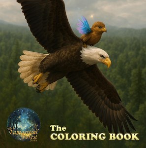 Hope, the Hummingbird Eagle Coloring Book – 75 Printable Pages – Fantastical Forest Series – Digital Download PDF – Nature Art for All Ages - Etsy Australia