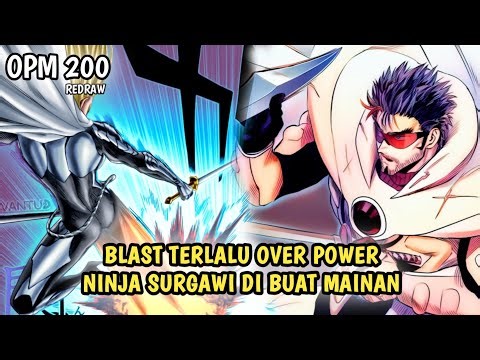 TERLALU OVER POWER! BLAST SOLO MELAWAN NINJA SURGAWI | MANGA OPM 200 REDRAW