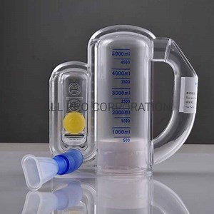 [Hot Item] High Quality Volumetric Incentive One Ball Spirometer Breathing Exerciser 5000ml for Lung Exerciser