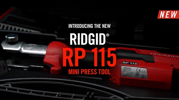 1.6K views · 44 reactions |  PRESSING GAME CHANGER  Introducing the smallest, lightest hydraulic press tool on the market: the NEW RP 115 Mini Press Tool 朗 That's right, we just made pressing more accessible than ever  This tool allows you to press the majority of connections and get the job done faster. #RIDGID #RIDGIDTools #RP115 #ProPress #PressTechnology #press #pressing #PressClub | RIDGID Tools | Facebook