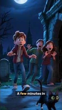 Boys in the Graveyard at Midnight – A Haunted Night Story #story #ytshorts #youtubeshorts #ai