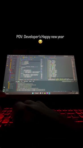 Developers Happy new year 🎊😂 #developer #webdevelopment #webdesign #html #css javascripts