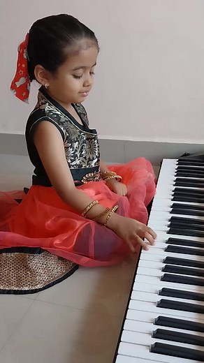 🎹 Piano performance by Nishka of Jai Shri Ram from Adipurush | Nishka's World