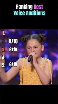 Ranking the Best Voice Auditions Ever!🎤🏆