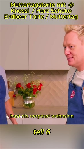 #Muttertagstorte mit ‪@Knossi‬ Herz Schoko Erdbeer Torte Muttertag