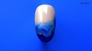 55K views · 338 reactions | Lakiery #Aquarelle są hitem tego lata! Rozpływające się, intensywne kolory pozwolą Ci na stworzenie niepowtarzalnych efektów w swojej stylizacji  Na przykład to inspirowane morską falą zdobienie w odcieniu nude i błękitach Aquarelle... Piękne, prawda?  | NEONAIL | Facebook
