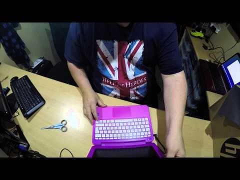 HP Stream 11-d009na 11.6 Inch 2GB 32GB Laptop - Magenta unboxing