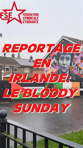 Federation Syndicale Etudiante on Instagram: "🔴🎥 REPORTAGE 🇮🇪 La semaine dernière, la FSE a eu l'honneur de participer à la marche du bloody sunday, en Irlande. Pendant ce week-end nous avons produit un petit reportage, allant à la rencontre de 3 manifestants, qui nous expliquent pourquoi cette commemoration est importante. 💥 Le Bloody Sunday ce n'est pas qu'un souvenir historique, c'est un massacre à remettre dans le contexte toujours actuel de l'occupation du nord de l'Irlande par l'empir