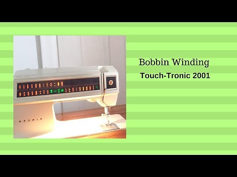 How to wind the bobbin of Singer Touch-Tronic 2001 Memory Machine