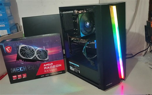 粉丝装机 4200元 i5 12400F RX6600 RX6600XT 测试DOTA2，CSGO，森林之子，