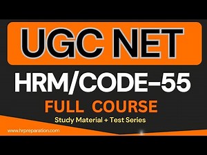 Code 55 UGC NET 2026 Online Full Course | UGC NET HRM Online Coaching 2026