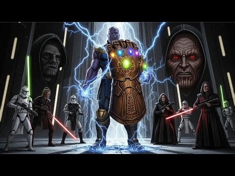 What If Thanos Brought the Infinity Gauntlet to the Clone Wars