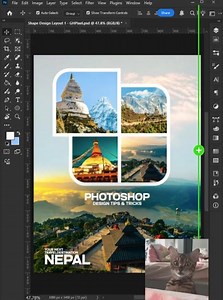 Creative Layout Design in Photoshop #photoshoptutorial
