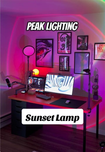 Exploring the Magic of Sunset Lamps for Your Setup