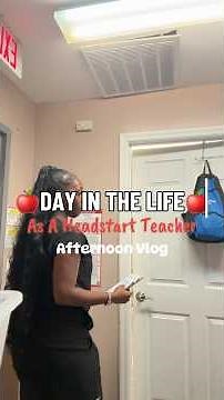 Day in the life | Headstart Teacher | Afternoon Vlog. #headstart