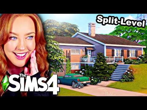 I Built the Perfect Split-Level Family Home in The Sims 4!
