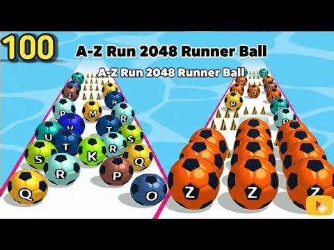 AZ Run - 2048 ABC Runner Gameplay Levels 752