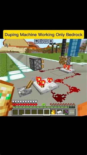 How to dupe items in Minecraft | duping machine #shorts #minecraft