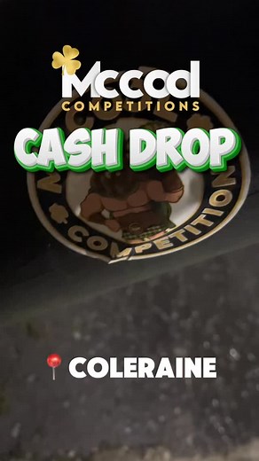 SURPRISE CASH DROP IN COLERAINE📍💰 | Mccool Competitions