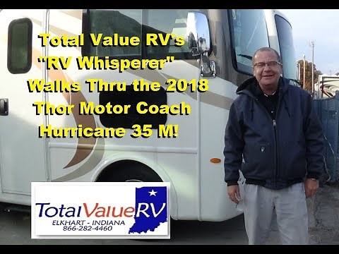 2018 Thor Motor Coach Hurricane 35 M "RV Whisperer" RV Walk Thru!
