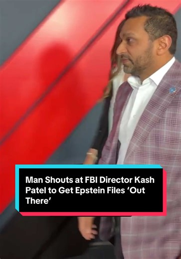 Kash Patel Confronted on Epstein Files at F1 Event