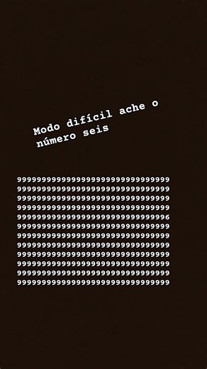 modo difícil ache o número seis #‪@tijoloo-y7u‬
