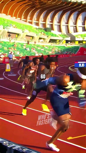 Noah Lyles vs a High Schooler! 😱🇺🇸