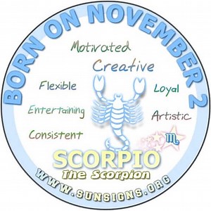 November 2 Zodiac Horoscope Birthday Personality