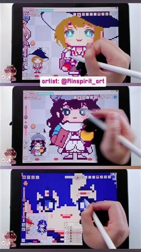 artwork & process by @Rinspirit_art 🩷