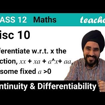 Misc 10 - Differentiate xx + xa + ax + aa - Class 12 NCERT - Teachoo
