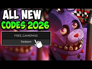ALL WORKING FNAF VERSUS CODES ROBLOX - All New FNAF: Versus Codes 2026!