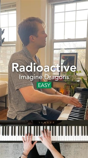 Imagine Dragons - Radioactive | EASY Piano #easypiano #radioactive #imaginedragons