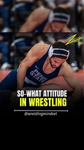 SO-WHAT Attitude in Wrestling It doesn’t matter if your opponent is a state champ or someone who’s never won a match—so what? The only thing that matters is how you compete. Too many wrestlers get caught up in their opponent’s name, rankings, or the magnitude of the match. But the best wrestlers stay indifferent. They focus on their own performance, their own game plan, and their own mindset. Forget the hype. Step on the mat with a “so what” attitude and wrestle your best—every time. | Wrestling