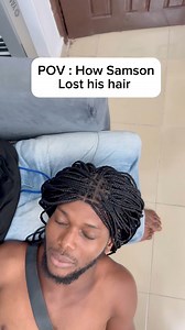 1.1M views · 20K reactions | How Samson lost his hair 藍藍藍藍 | Funnymrpeter | Facebook