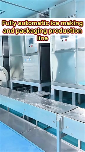 Fully automatic ice making and packaging production line #icepackingmachine #icetubepackagingmachine #icecubepackagingmachine #icepackagingmachine #icepackagingmachinefactory