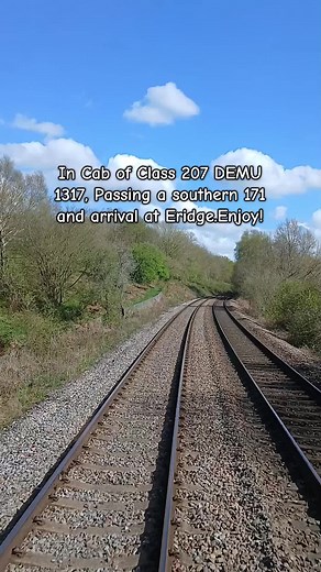 Cab View from DEMU 1317 on Spa Valley Railway