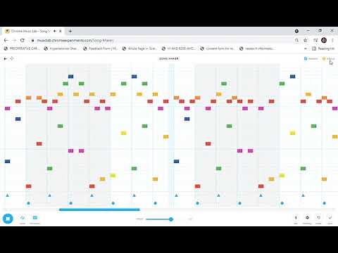 Chrome Music Lab Song Maker Nyan cat