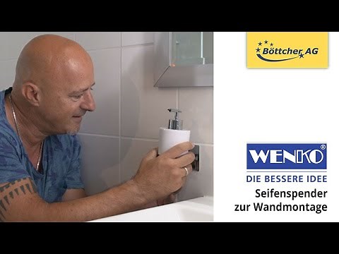 Seifenspender Wenko Turbo-Loc zur Wandmontage