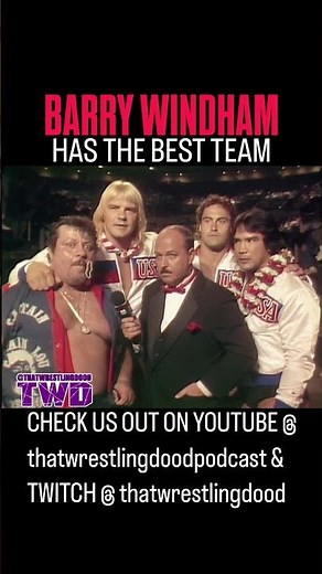 BARRY WINDHAM HAS THE BEST TEAM #luchalibre #80swrestling #wwe #classicwrestling #wwenetwork #wwf